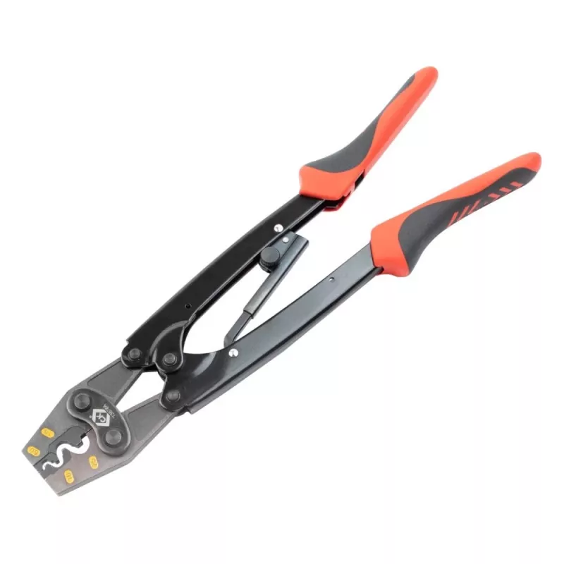 C.K Tools T3676A alicate de cravar para conectores de cabos não isolados 6-25 mm²