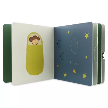 Trixie Mr. Fox livro de atividades para bebé com elementos móveis, 12m+