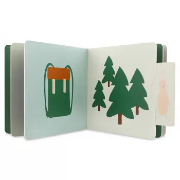 Trixie Mr. Fox livro de atividades para bebé com elementos móveis, 12m+