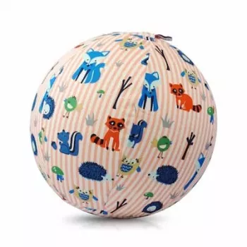 BUBA BLOON Bubabloon balão de látex com revestimento têxtil, Animal Stripes rosa