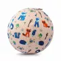 BUBA BLOON Bubabloon balão de látex com revestimento têxtil, Animal Stripes rosa