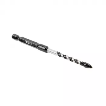 C.K Tools T3115 060 broca para azulejo 6 mm com ponta de carboneto de tungsténio, 105 mm de comprimento, encaixe sextavado de 1/4