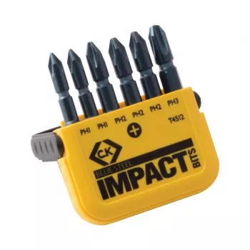 C.K Tools T4512 conjunto de 6 pontas Phillips de controlo de torção