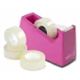 Rapesco 1621 dispensador de fita adesiva de mesa rosa