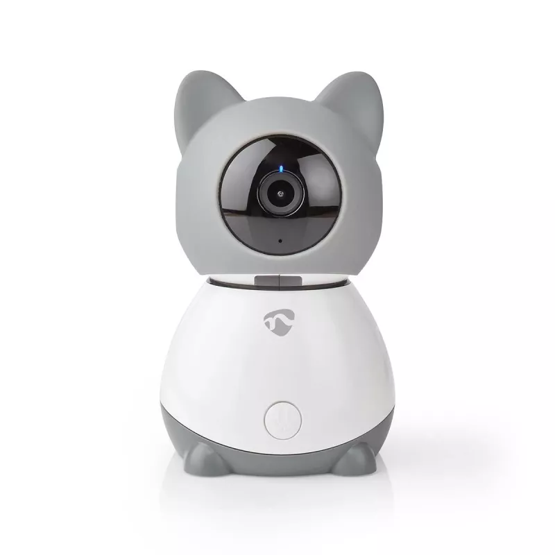 Nedis WIFICI30CGY câmara de vigilância IP sem fios para interior – 720p HD, visão noturna, áudio bidirecional