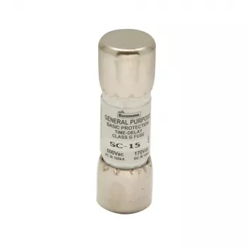 Eaton BK/SC-15 Bussmann SC fusível classe G 15 A 600 V AC 170 V DC fusível de cartucho rápido