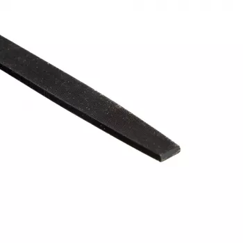 C.K Tools T0080A 10 lima plana, 250 mm, lima de desbaste, corte cruzado, aço carbono, DIN 7261