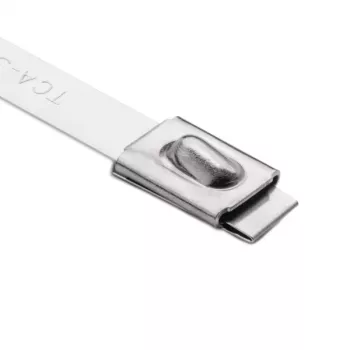 HellermannTyton MBT33H abraçadeiras de aço inoxidável, 360 mm x 7,9 mm, pack de 50 (111-94339)