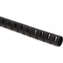 HellermannTyton HWPP25/2-BK tubo ondulado fendido, 25 mm de diâmetro nominal, preto, 25 m de comprimento