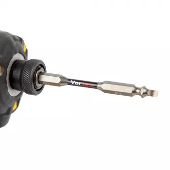 C.K Tools T4482 DEPZ2SL409D3 conjunto de 3 bits para chaves de fendas, PoziDriv PZ2, fenda SL4,0 mm & SL9,0 mm, 25 mm, sextavado de 1/4 polegadas, aço S2