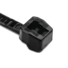 HellermannTyton série OS abraçadeiras com dentes exteriores 100 x 2,5 mm, preto, 100 unid. 118-04700