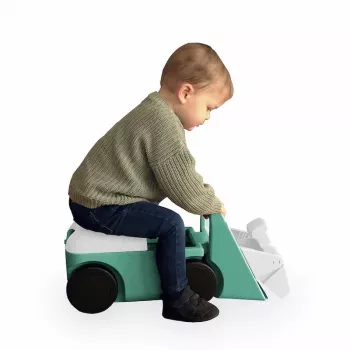 Chillafish Blockie quatro rodas, verde menta, 1 a 3 anos