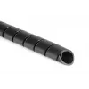 HellermannTyton 161-41204 abraçadeira de cabo espiral, polipropileno, preta, diâmetro nominal 20 mm, comprimento 25 m