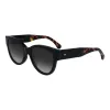 Paul Smith Etta óculos de sol de mulher cat-eye, armação Havana, lentes degradê castanhas, 55/18/140 mm PSSN06755ETTA