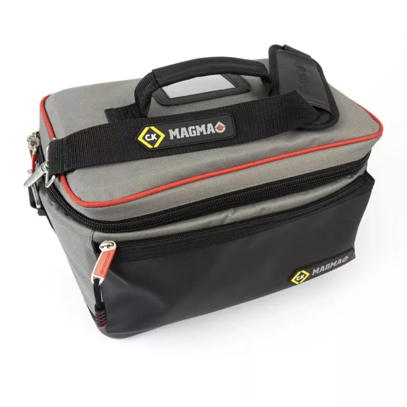 C.K Tools MA2641 mala de ferramentas Plus, poliéster 600D, 300 x 220 x 100 mm, preta/azul