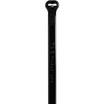 ABB Ty-Rap® Abraçadeira de Cabo com Lingueta de Aço Inoxidável, 340 mm x 6,9 mm, Natural, 50 Unidades (TY527MR)