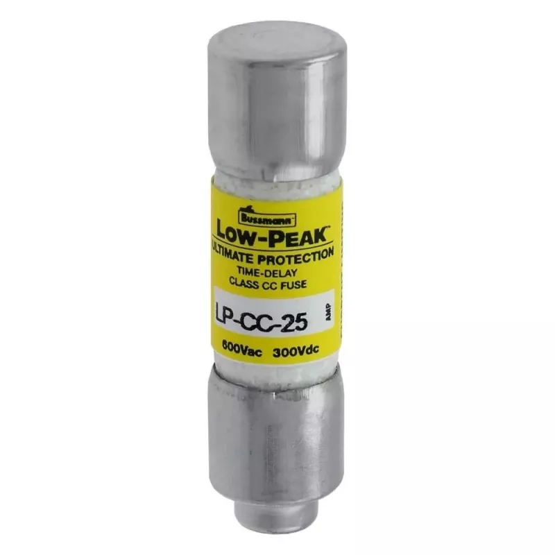 Eaton LP-CC-25 Fusível de Classe CC de Ação Retardada 25A 600V, Pack de 10