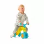 Chillafish Itsibitsi Bicicleta de Equilíbrio de 4 Rodas para Crianças Pequenas, Amarelo/Azul-Claro, 1-3 Anos
