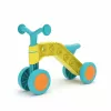 Chillafish Itsibitsi Bicicleta de Equilíbrio de 4 Rodas para Crianças Pequenas, Amarelo/Azul-Claro, 1-3 Anos