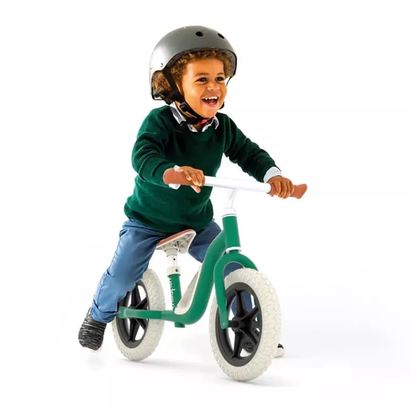 Chillafish Charlie 10 Bicicleta de Equilíbrio, Forest Green, 1,5-4 Anos
