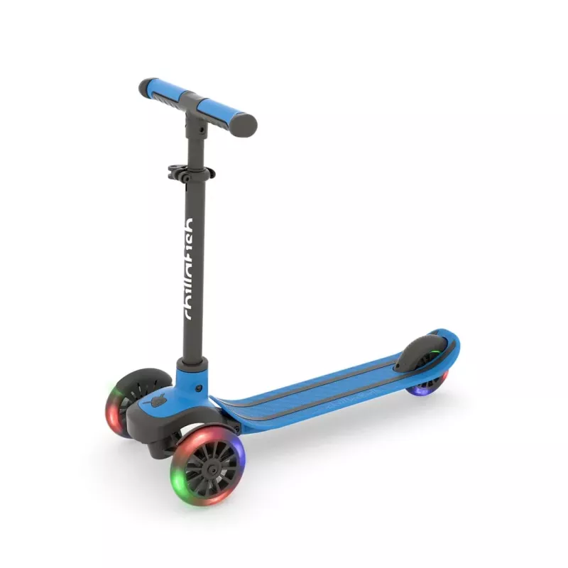 Chillafish Scotti Trotinete de 3 Rodas com Rodas Luminosas, Navy