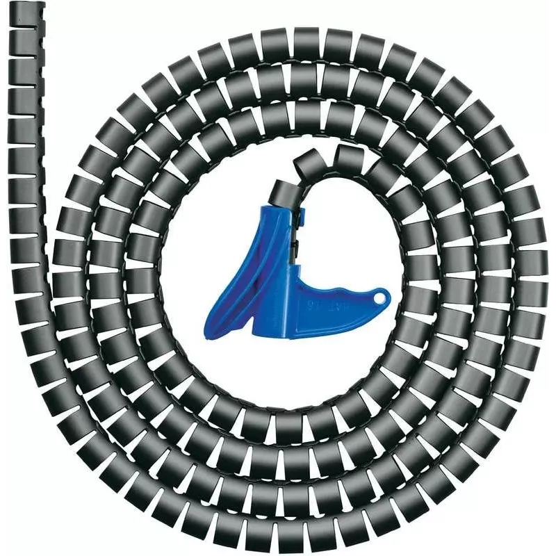 HellermannTyton Helawrap HWPP Abraçadeira Espiral, Cinzento, 25 m, 16 mm 161-64502