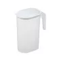 PLAST TEAM jarro de sumo 1,5 L, transparente/branco, PP com vedante TPE 11200800