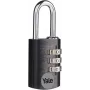 Yale YE3CB/20/121/1/BK cadeado de combinação 20 mm preto