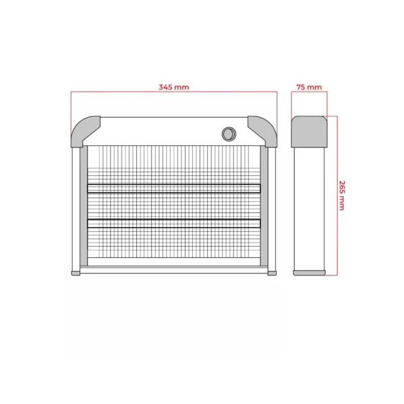 LUMIO lâmpada para mosquitos 16W, 230V, 60m² (MKE004)