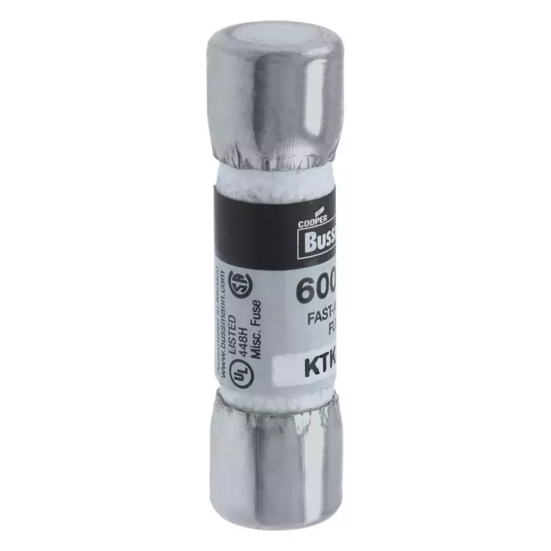 Eaton KTK-15 fusível de cartucho, 15 A, 600 V AC/DC, ultrarrápido, 10 mm x 38 mm, pack de 10