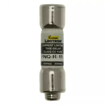 Eaton FNQ-R-15 fusível de ação retardada 15A 600V AC/300V DC Classe CC pack de 10