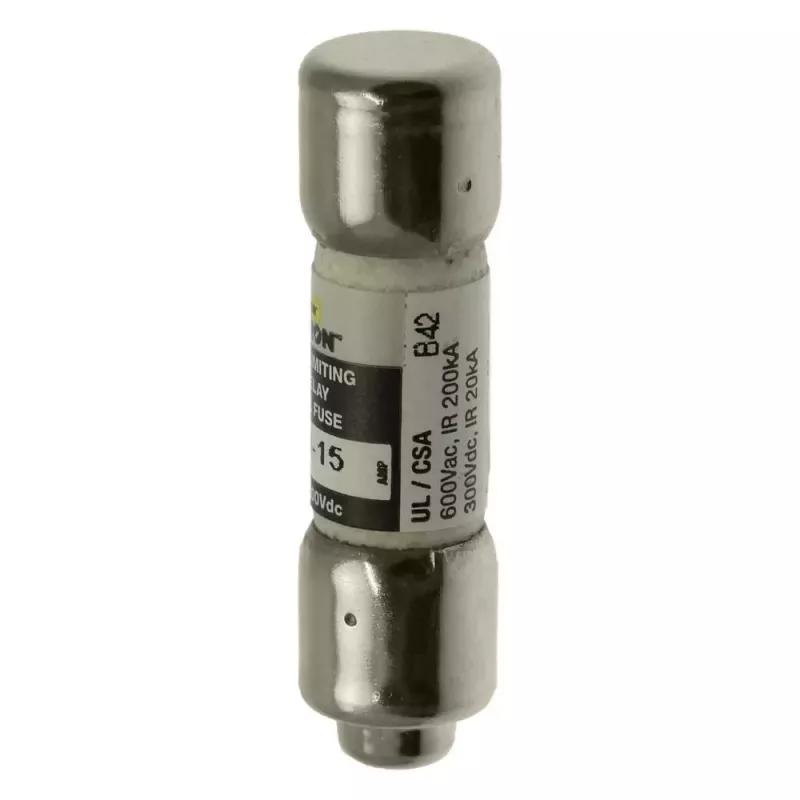 Eaton FNQ-R-15 fusível de ação retardada 15A 600V AC/300V DC Classe CC pack de 10