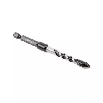 C.K Tools T3115 080 broca para betão 8 mm x 105 mm, ponta de metal duro, encabadouro sextavado