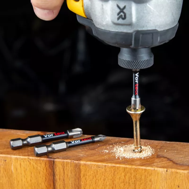C.K Tools T4470 PZ2L05D5 ponta de chave de fendas Pozidriv PZ2 x 50 mm, encabadouro sextavado de 1/4 polegadas, aço S2