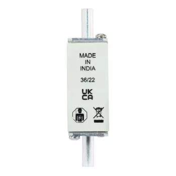 Eaton 32NHG000B fusível NH com indicador mecânico, 32 A, 500 V AC, tamanho 000, gG, pack de 3