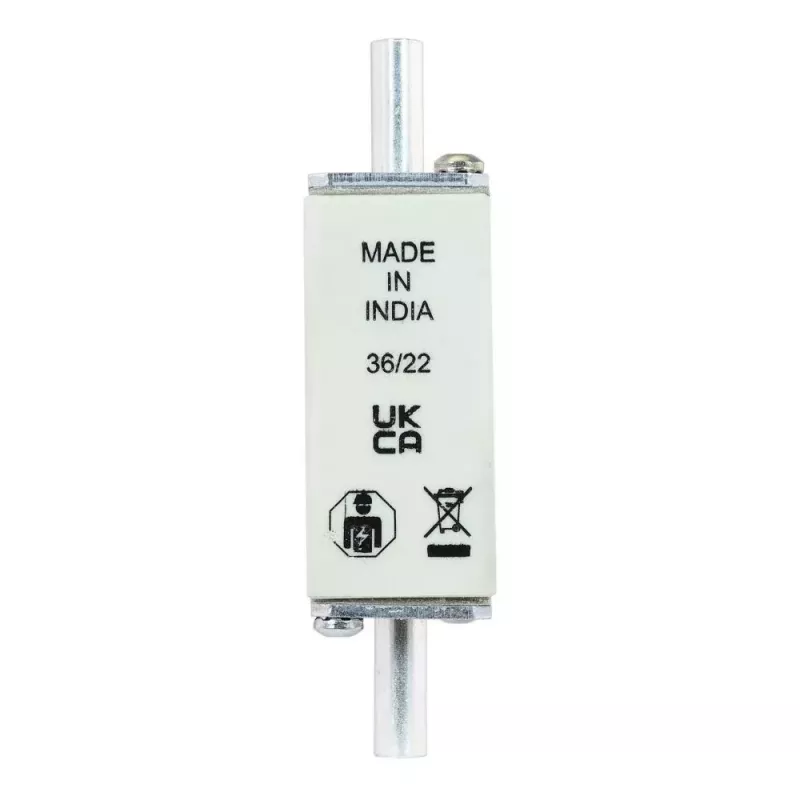 Eaton 32NHG000B fusível NH com indicador mecânico, 32 A, 500 V AC, tamanho 000, gG, pack de 3