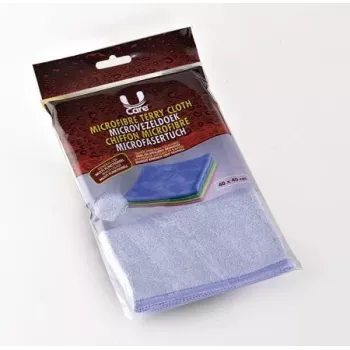 Pano de limpeza em microfibra IWH azul 40x38 cm 009610