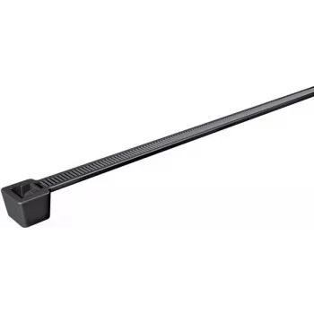 Abraçadeiras HellermannTyton T50R em poliamida pretas 100 unidades 111-04889