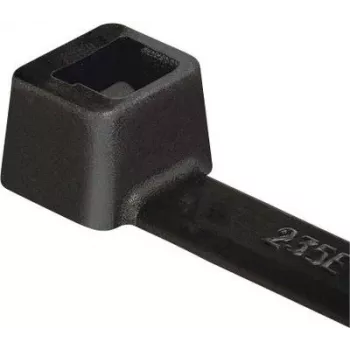 Abraçadeiras HellermannTyton T50R em poliamida pretas 200mm x 4,6mm, pack de 100 111-04950