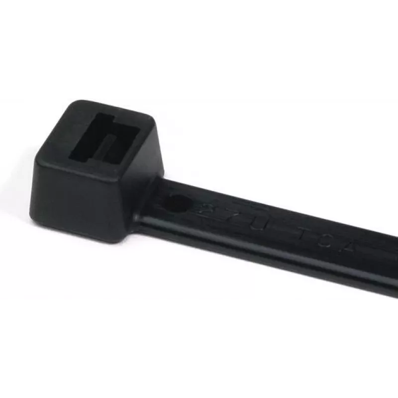 Abraçadeiras HellermannTyton T50R em poliamida pretas 200mm x 4,6mm, pack de 100 111-04950