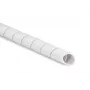 HellermannTyton SBPEFR4 PEFR WH 30 Manga de Malha Auto-Fechável, Branca, 30 mm, Rolo de 25 m