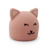 Candeeiro de mesa infantil Trixie gato - lâmpada de silicone LED recarregável com sensor de toque, branco quente e 7 mudanças de cor
