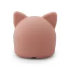 Candeeiro de mesa infantil Trixie gato - lâmpada de silicone LED recarregável com sensor de toque, branco quente e 7 mudanças de cor
