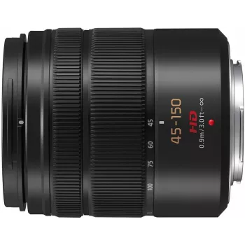 Objetiva Panasonic Lumix G X Vario 45-150mm f/4.0-5.6 ASPH. MEGA O.I.S. (preto) H-FS45150E-K