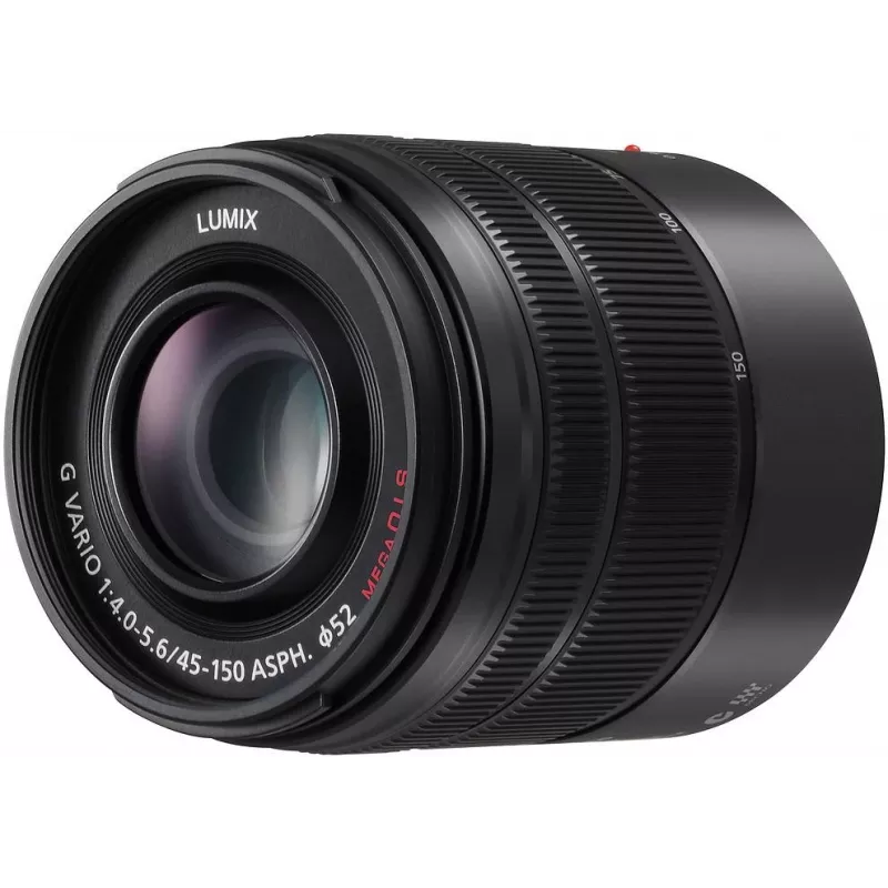 Objetiva Panasonic Lumix G X Vario 45-150mm f/4.0-5.6 ASPH. MEGA O.I.S. (preto) H-FS45150E-K
