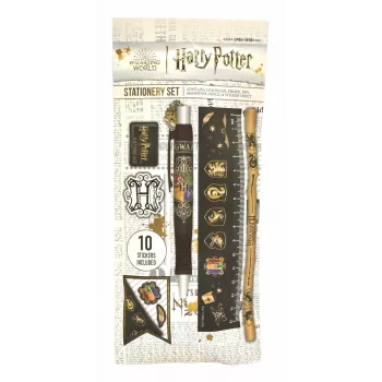 Conjunto de material de escrita de 6 peças Thumbs Up 5056563712589 - Harry Potter