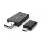 Adaptador Nedis CKAA2400BK Bluetooth 5.0 USB-A preto 10 m de alcance
