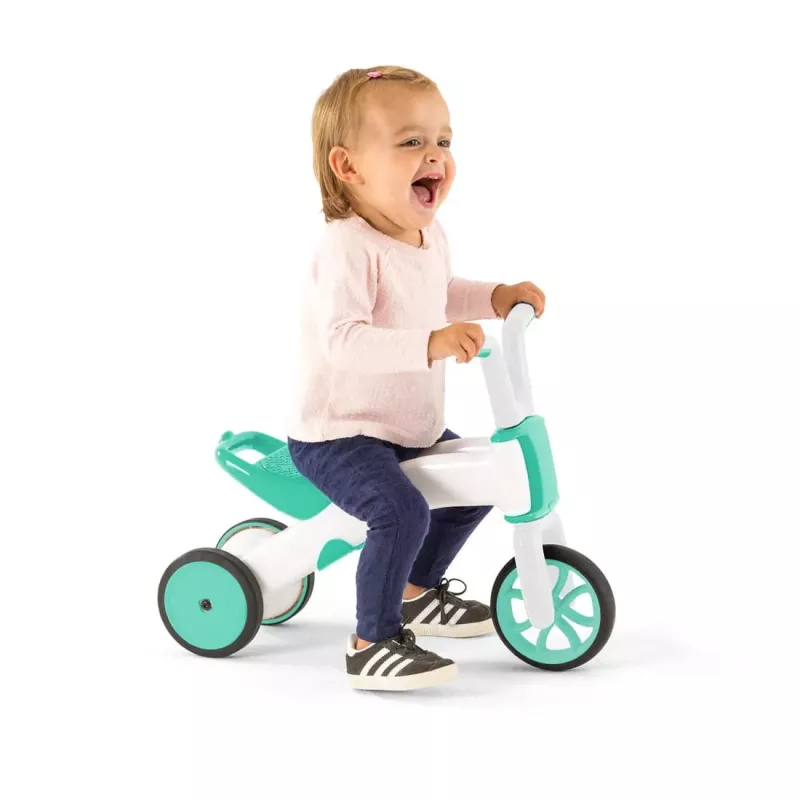 Bicicleta de equilíbrio e triciclo 2 em 1 Chillafish Bunzi - menta