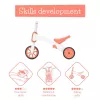 Chillafish Bunzi bicicleta de equilíbrio e triciclo 2 em 1, Flamingo Pink, 1-3 anos