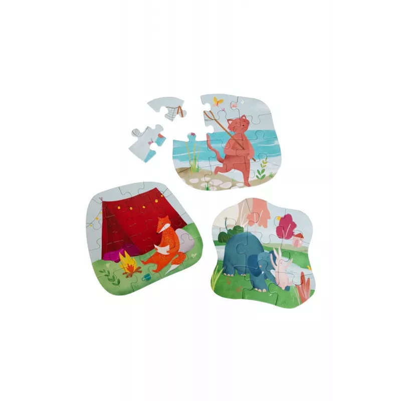 Brinquedo puzzle dispensador de guloseimas TRIXIE Dog Activity Roll-Out, 3 peças, dificuldade ajustável, interior e exterior